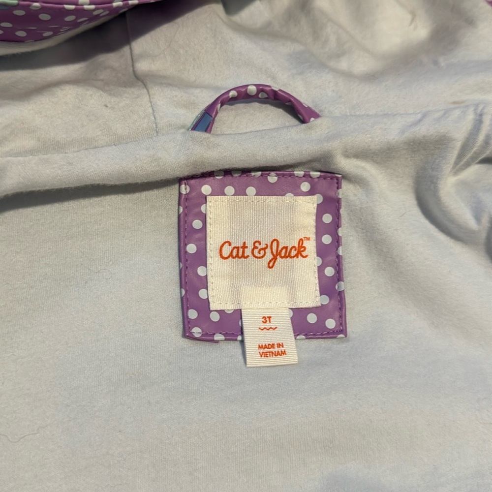 Purple Rainbow Raincoat